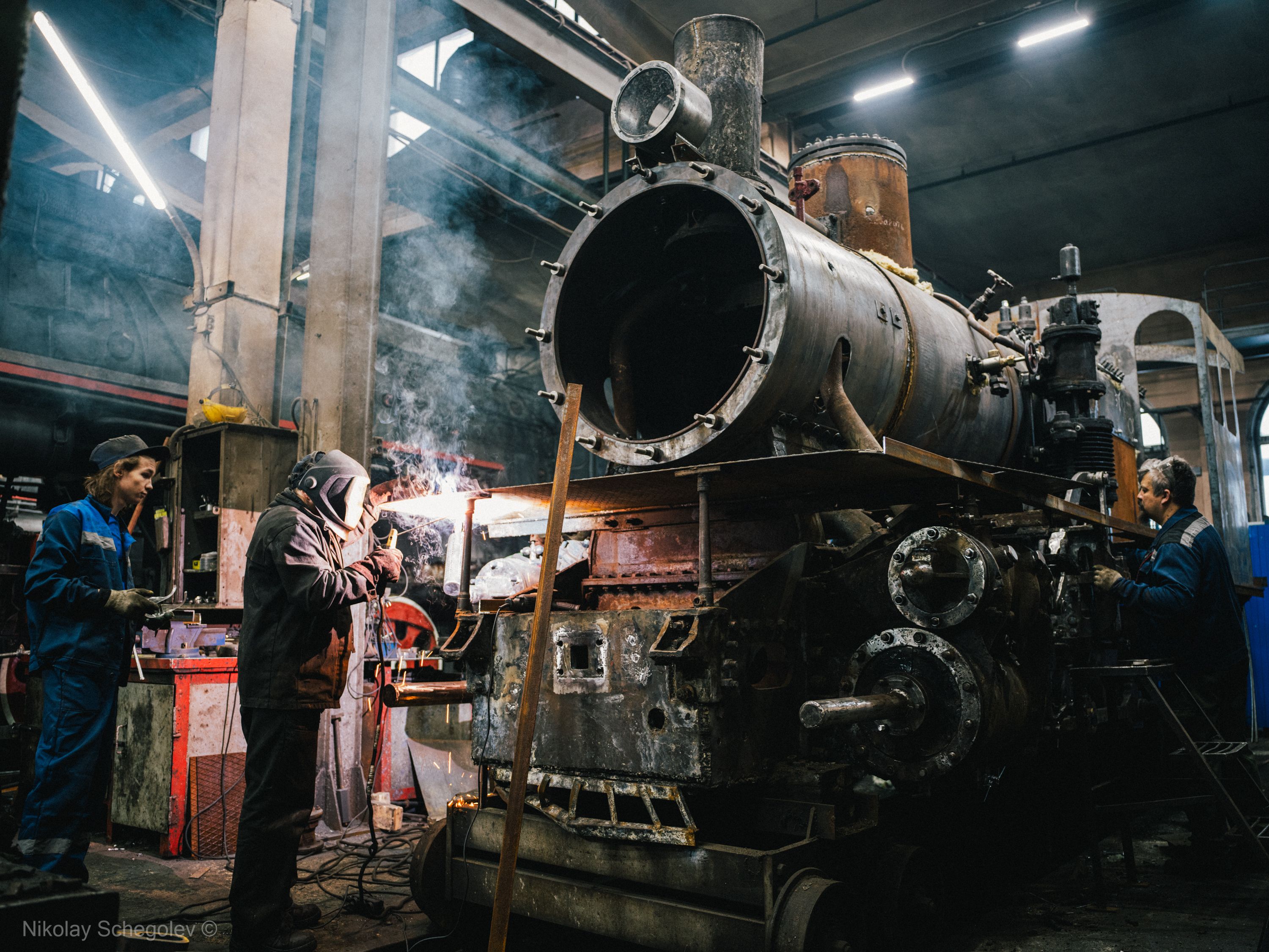 Капитальный ремонт паровоза