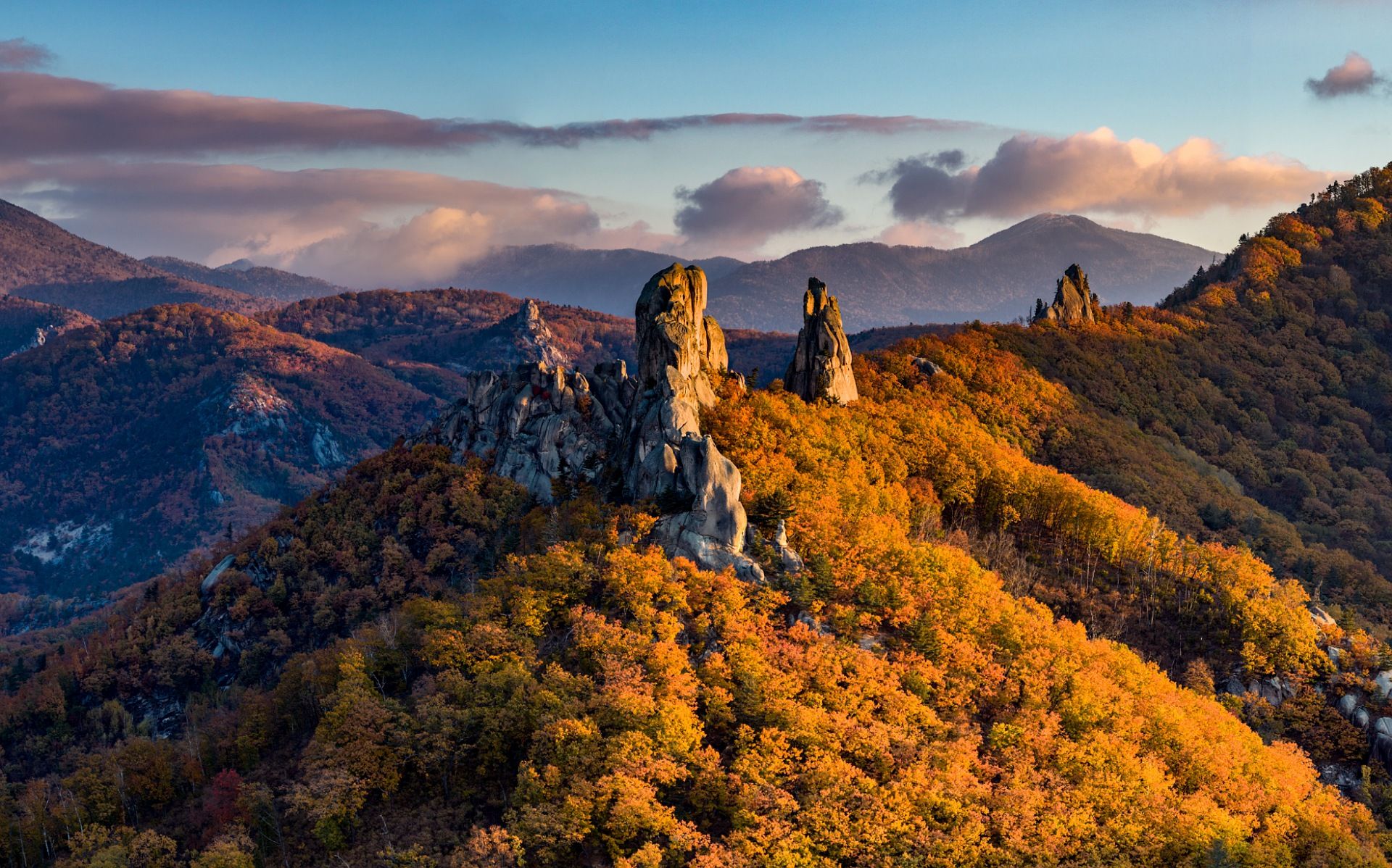 Осенние краски.Хребет драконов, Приморье.