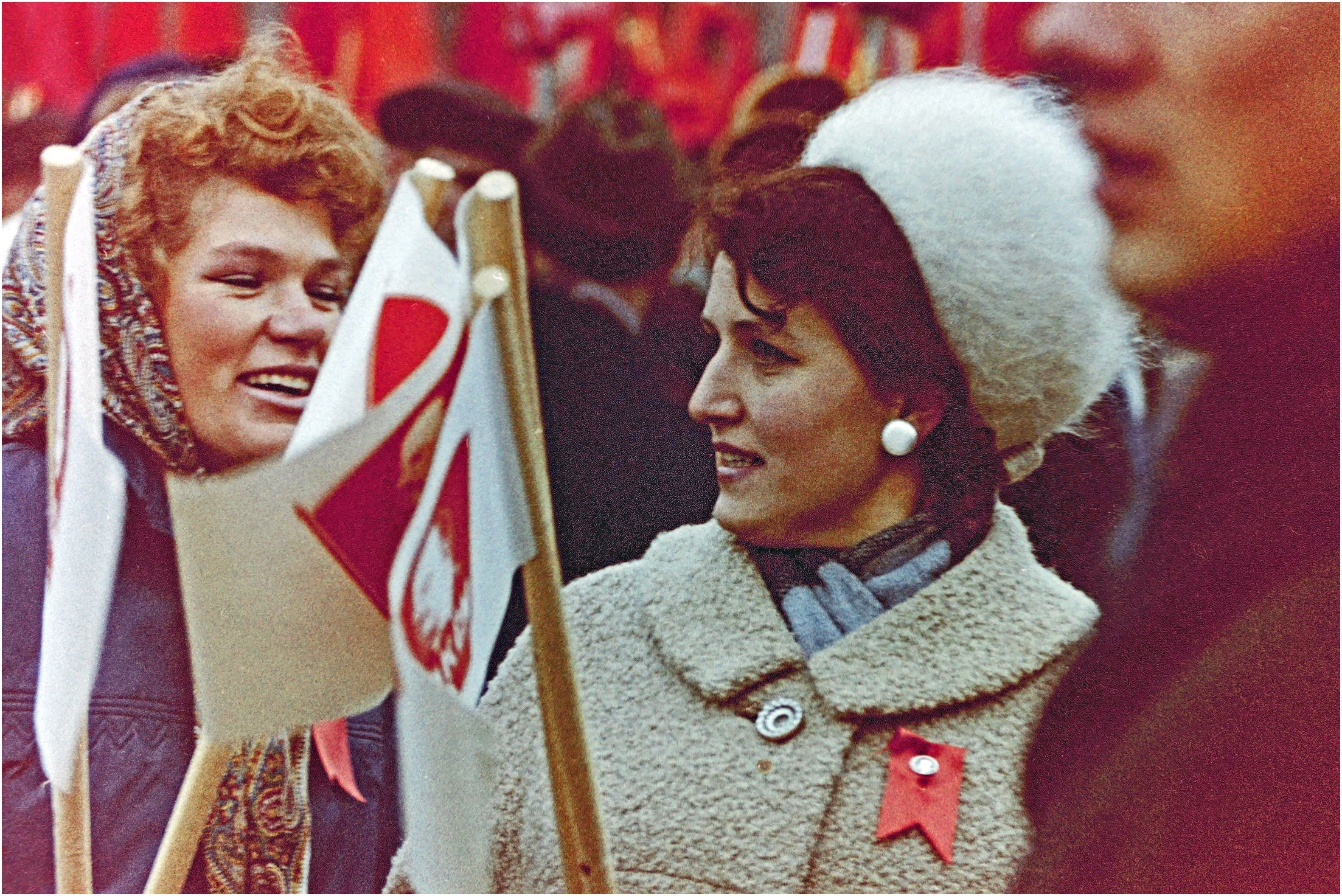 На демонстрации