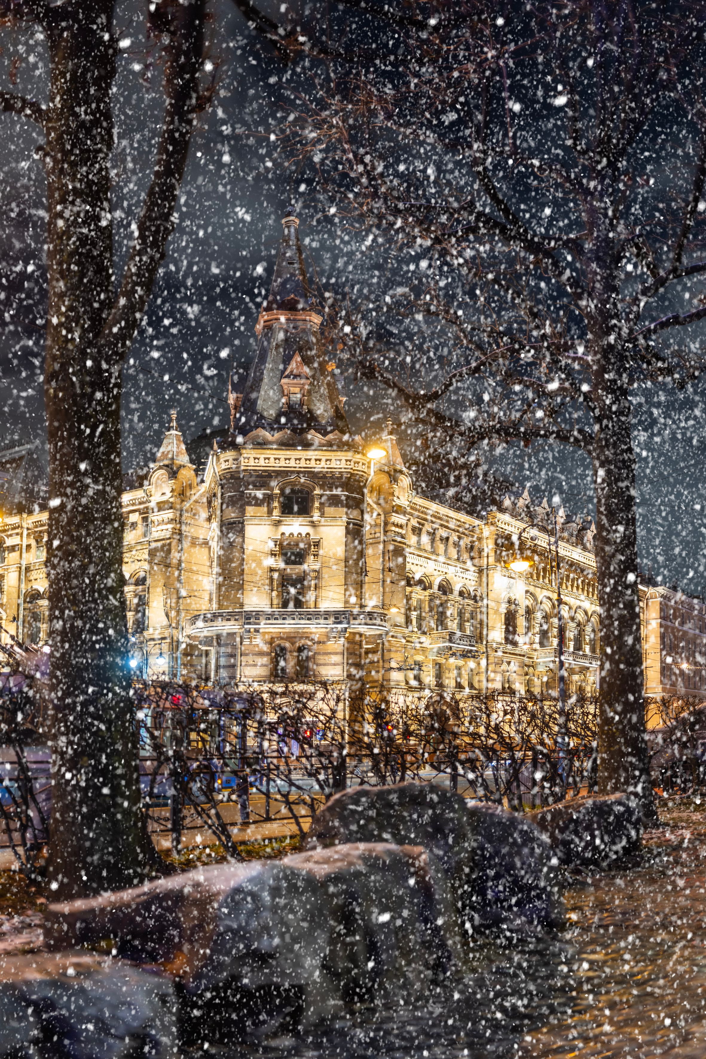 «Архитектурная поэма в снежной ночи»