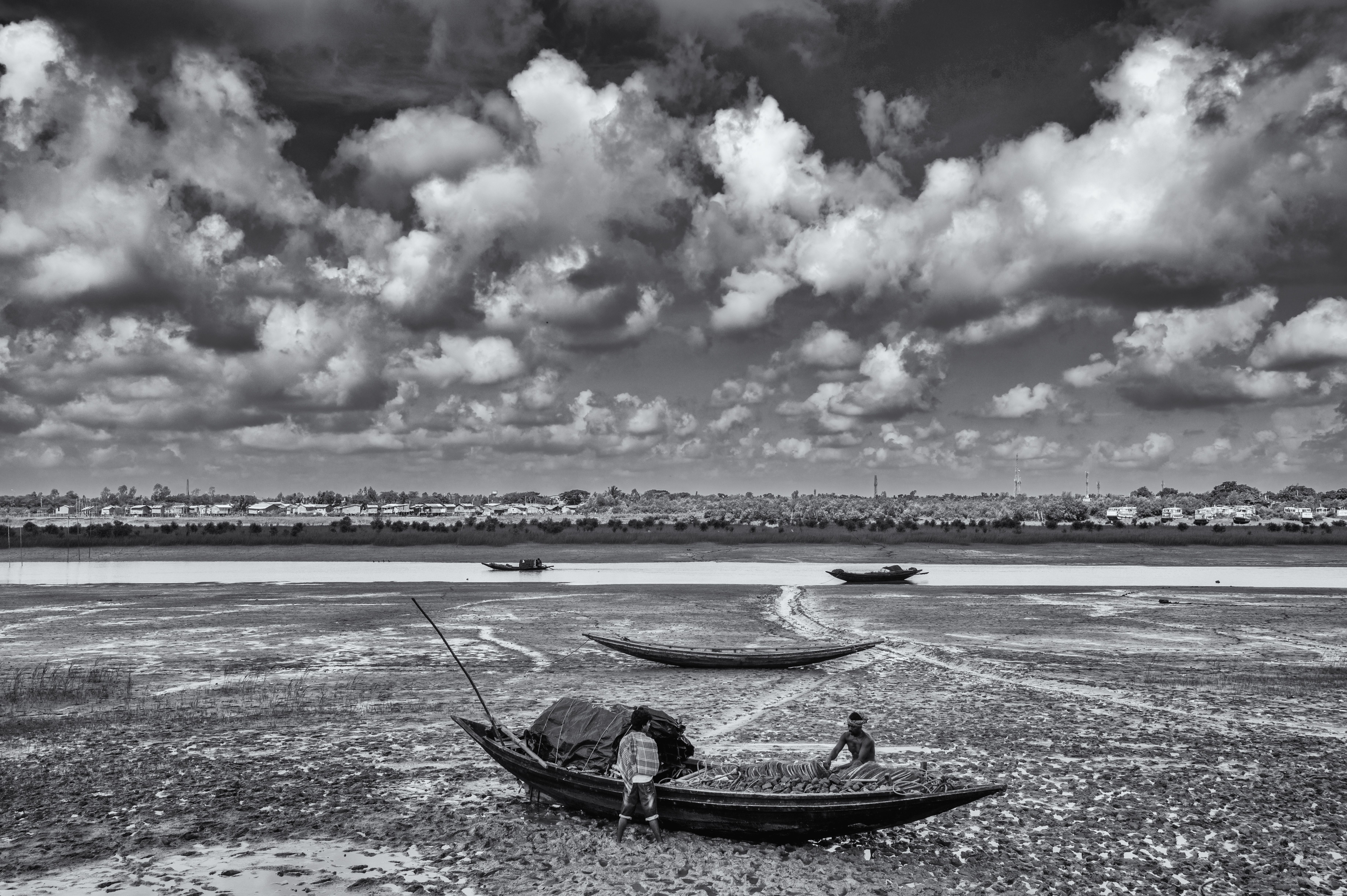 Daily life at Matla River