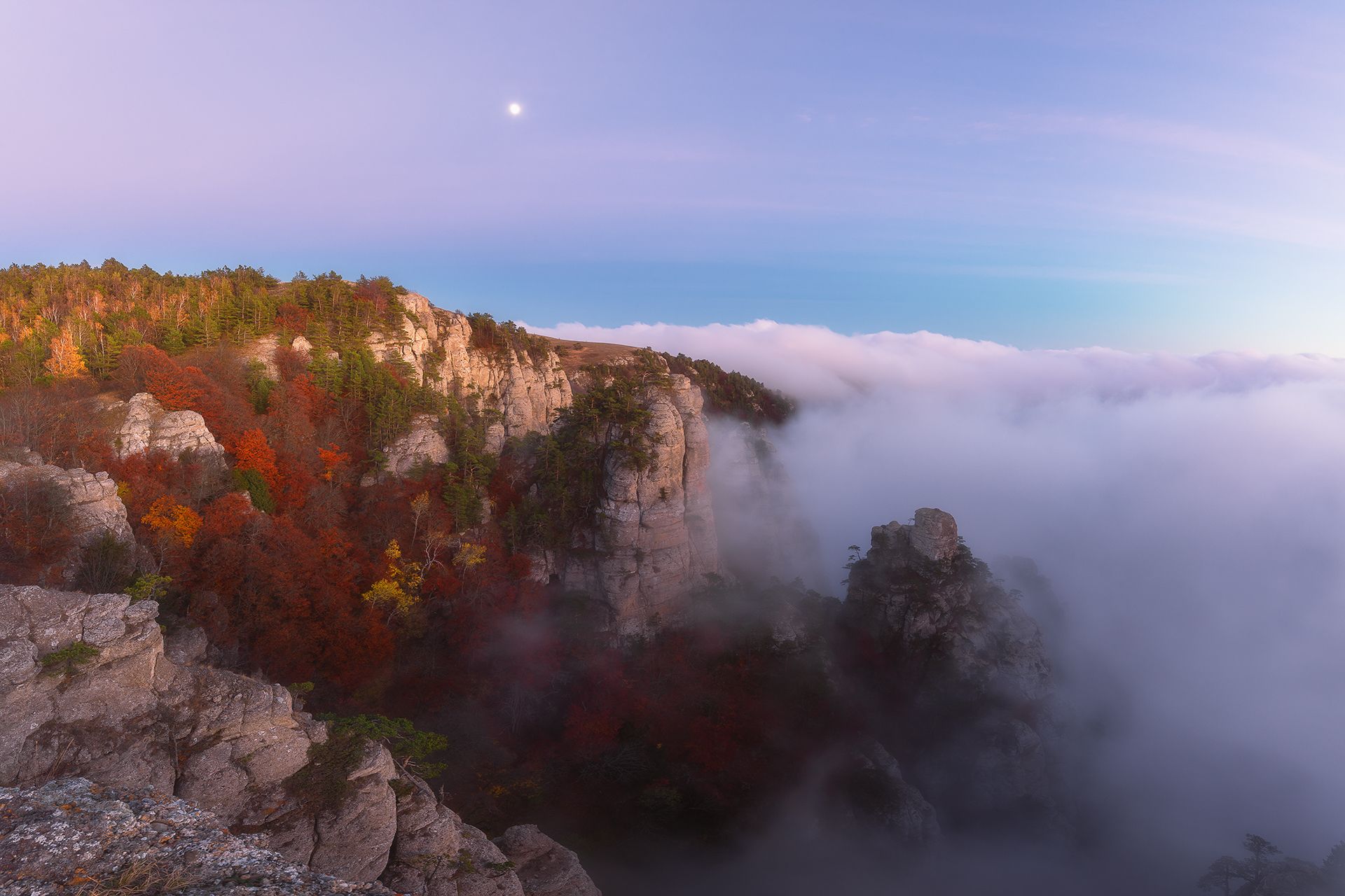 Осень над облаками