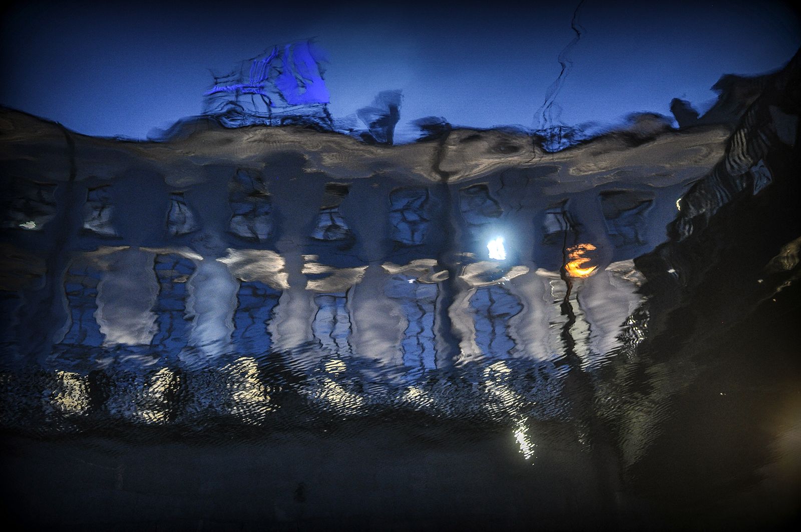 Синий час в Санкт–Петербурге