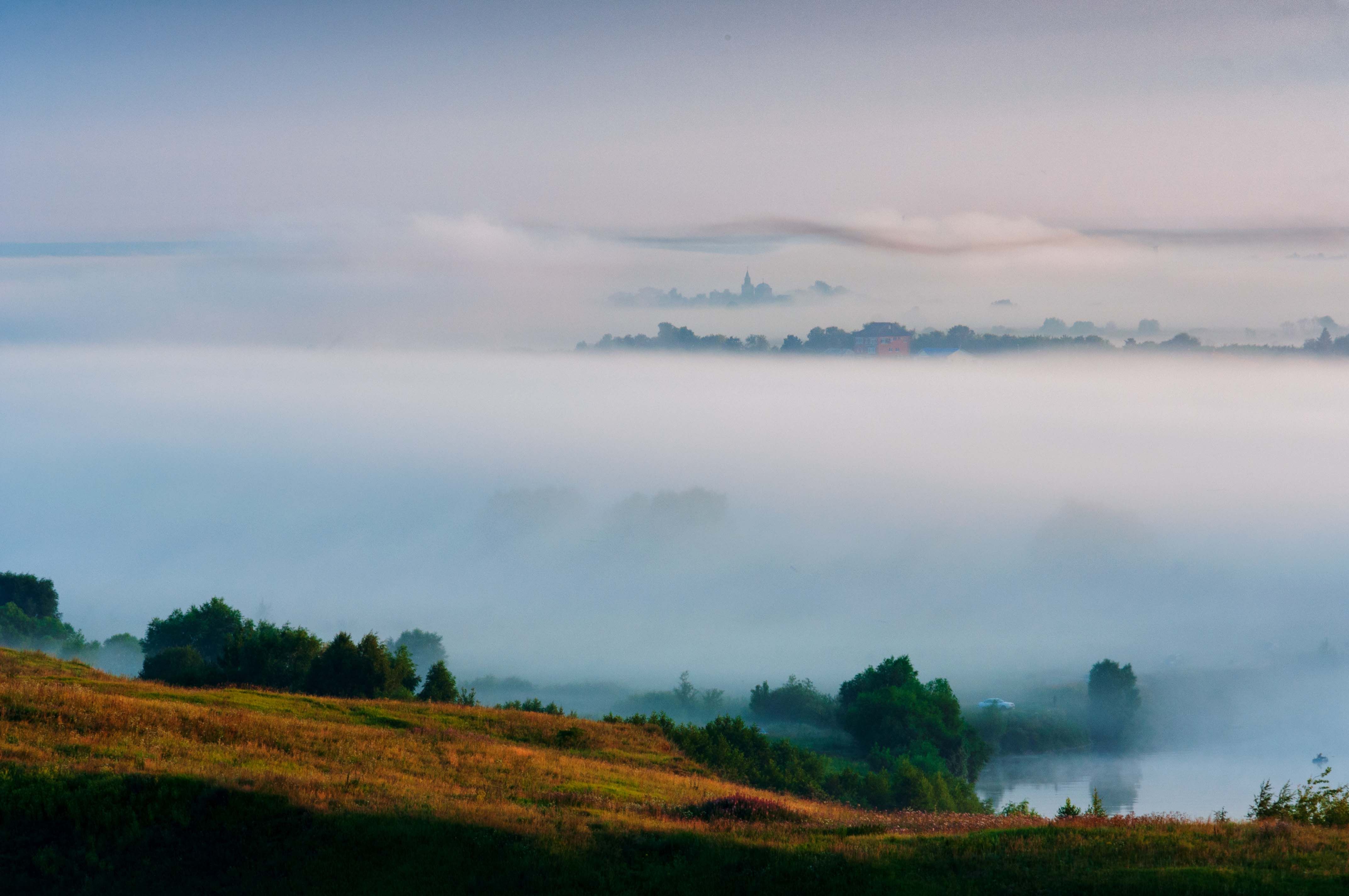 Густой туман