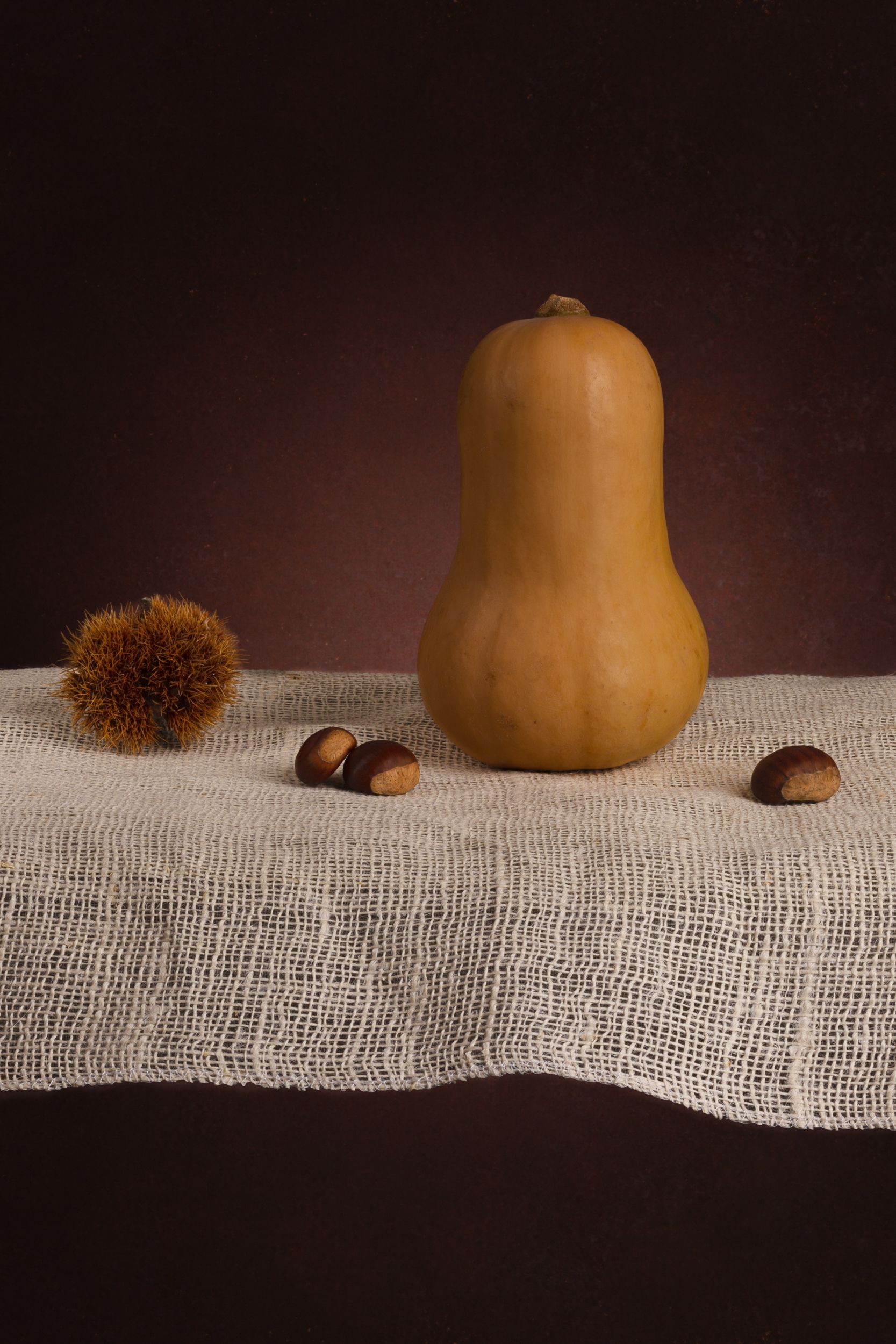 Тыква и каштаны